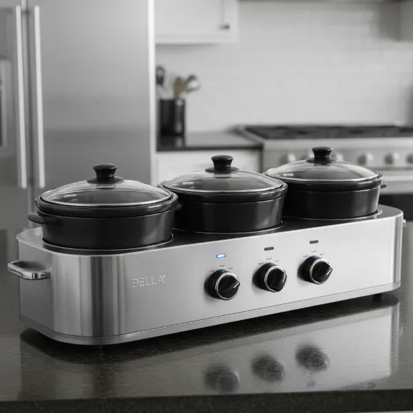 Review: Bella 3-Pot Slow Cooker Buffet Station – Your Ultimate Party Companion